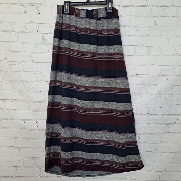 NAIF Dresses & Skirts - Naif NEW Striped Pull On Long Skirt Size Large